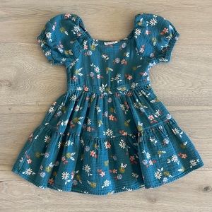 Cat & Jack 3T Floral Puff Sleeve Dress